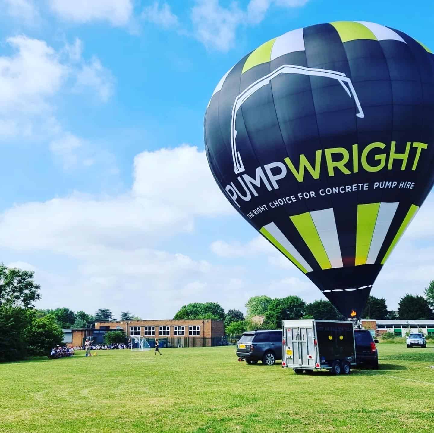 Vaak gesproken vreugde Bruidegom Hot Air Balloon Hire Bristol - Pump Wright